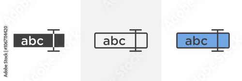 Rename icon in black and colored style.