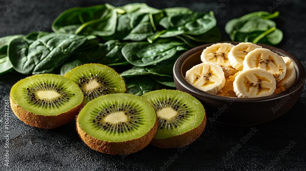 Discover how to create a refreshing smoothie bowl with kiwi banana and spinach for a healthy breakfast Discover how to create a refreshing smoothie bowl with kiwi banana and spinach for a healthy breakfast