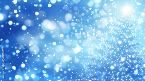 Blue Winter Background