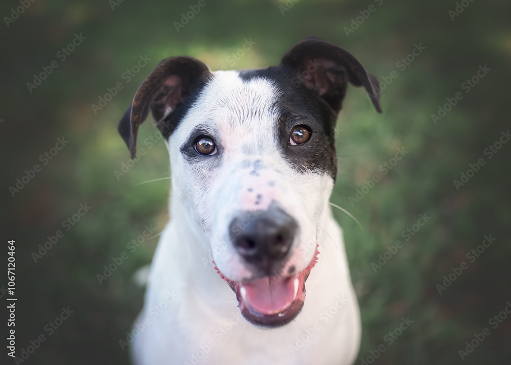 Black and White Pitbull Cattle Dog Mix Puppy Black and White Pitbull Cattle Dog Mix Puppy
