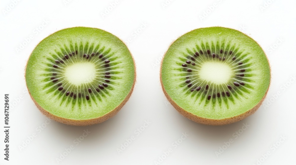 Fototapeta premium Fresh Kiwi Fruit Slices Healthy Food Vitamin C