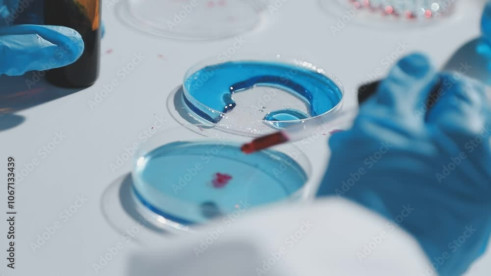 chemist,scientist hand dropping chemical liquid into test tube, science research and development concept chemist,scientist hand dropping chemical liquid into test tube, science research and development concept