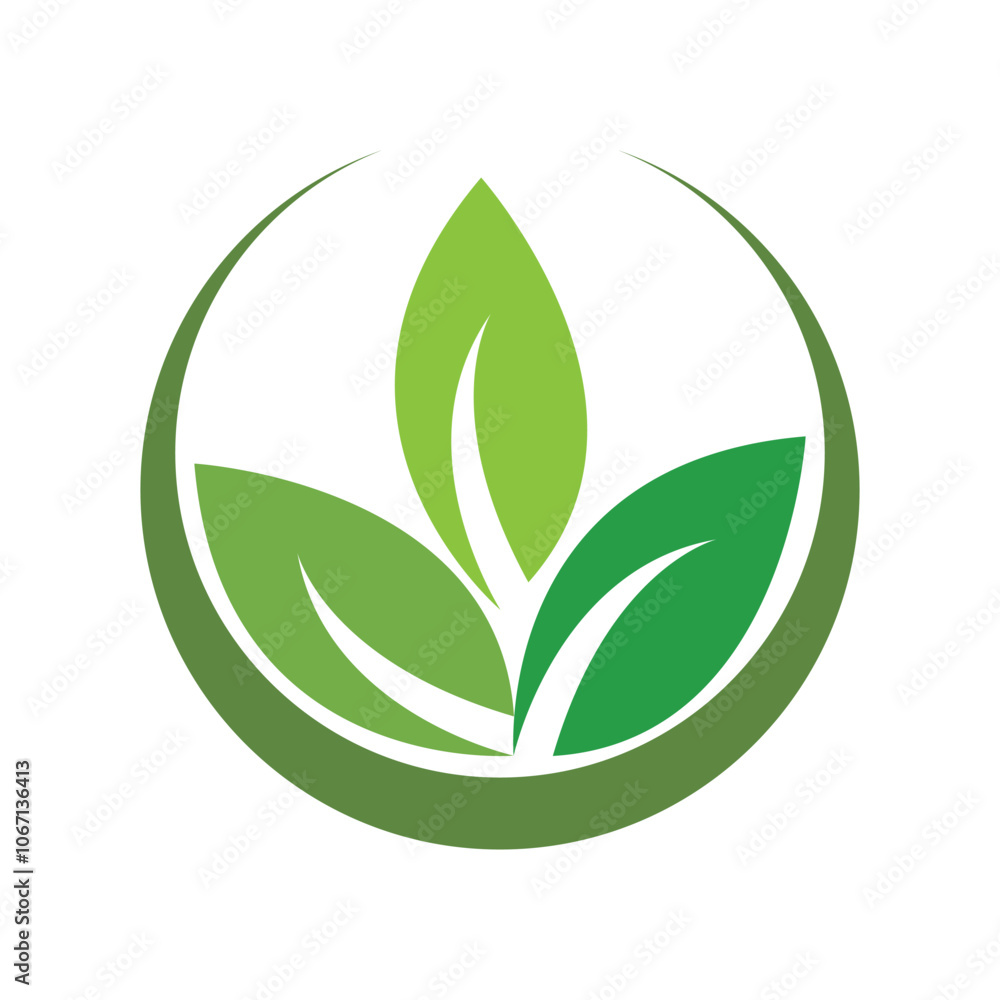 Eco Tree Leaf Logo Template icon Eco Tree Leaf Logo Template icon