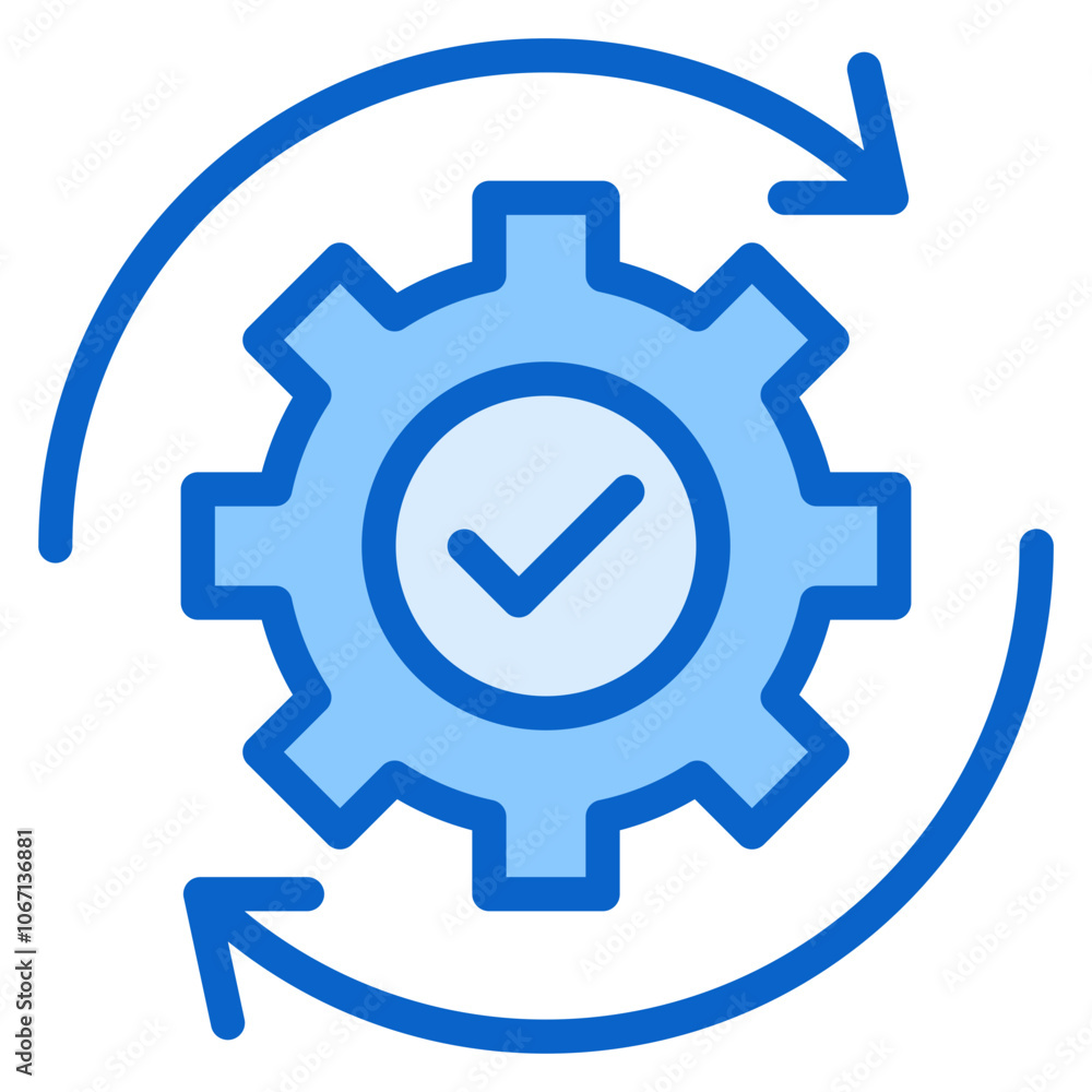 Automation Blue Icon Automation Blue Icon