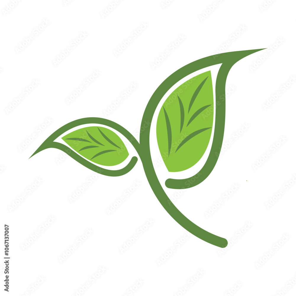 Eco Tree Leaf Logo Template icon Eco Tree Leaf Logo Template icon