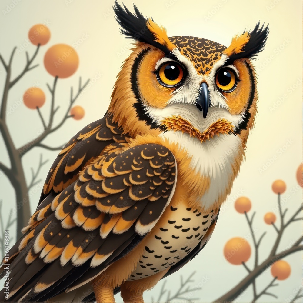 Obraz premium Portrait of an owl