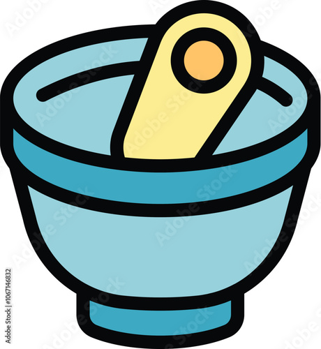 Mortar and pestle crushing ingredients for natural medicine, pharmacy, or cooking