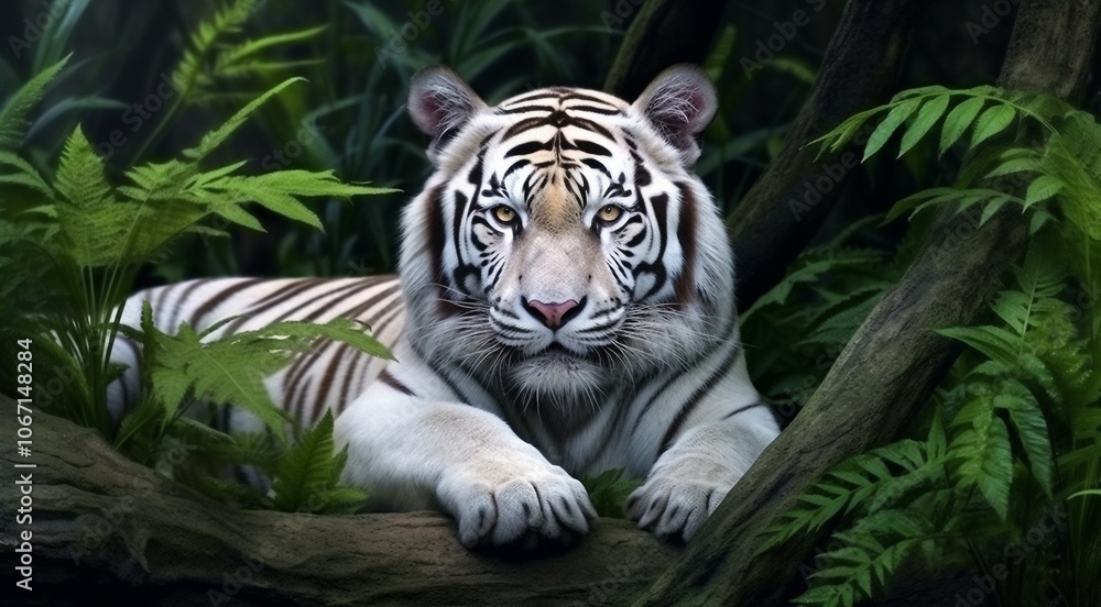 Fototapeta premium wild animal close-up, wild animal in wild nature, close-up of wild beautiful animal in the nature