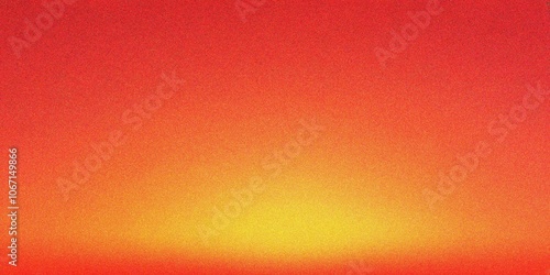 Abstract orange gradient background, grainy noise texture gradient