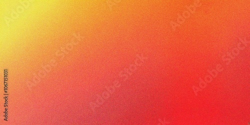 Abstract orange gradient background, grainy noise texture gradient