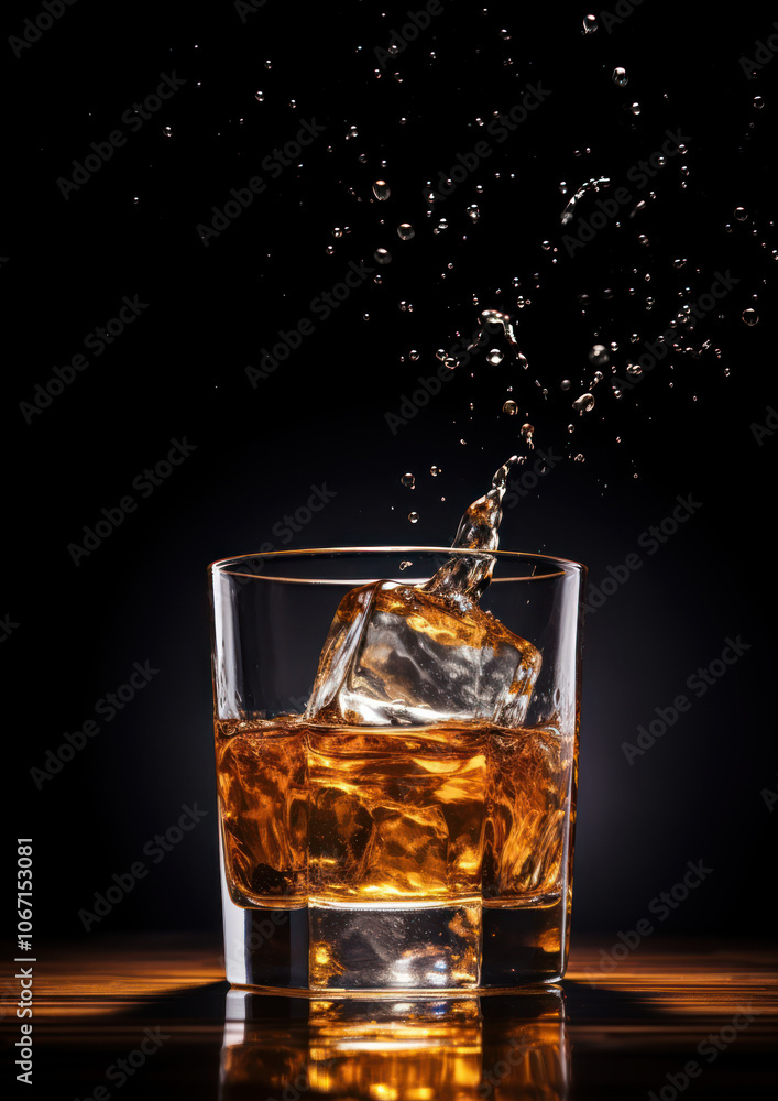 Whisky drink glass soda. Whisky drink glass soda.