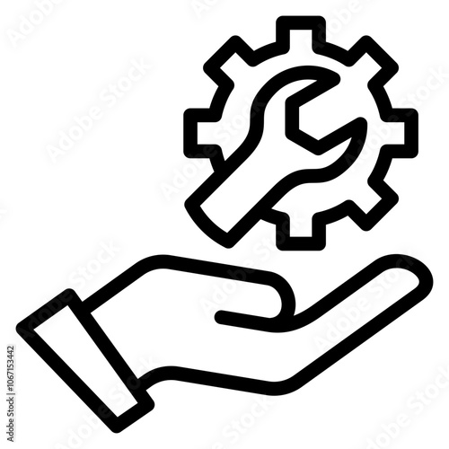 Maintenance Outline Icon