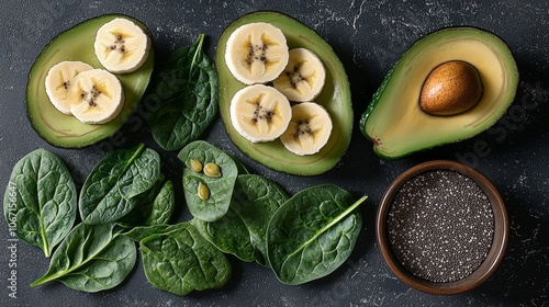 Explore the nutritional benefits of avocado banana and spinach for a healthy lifestyle