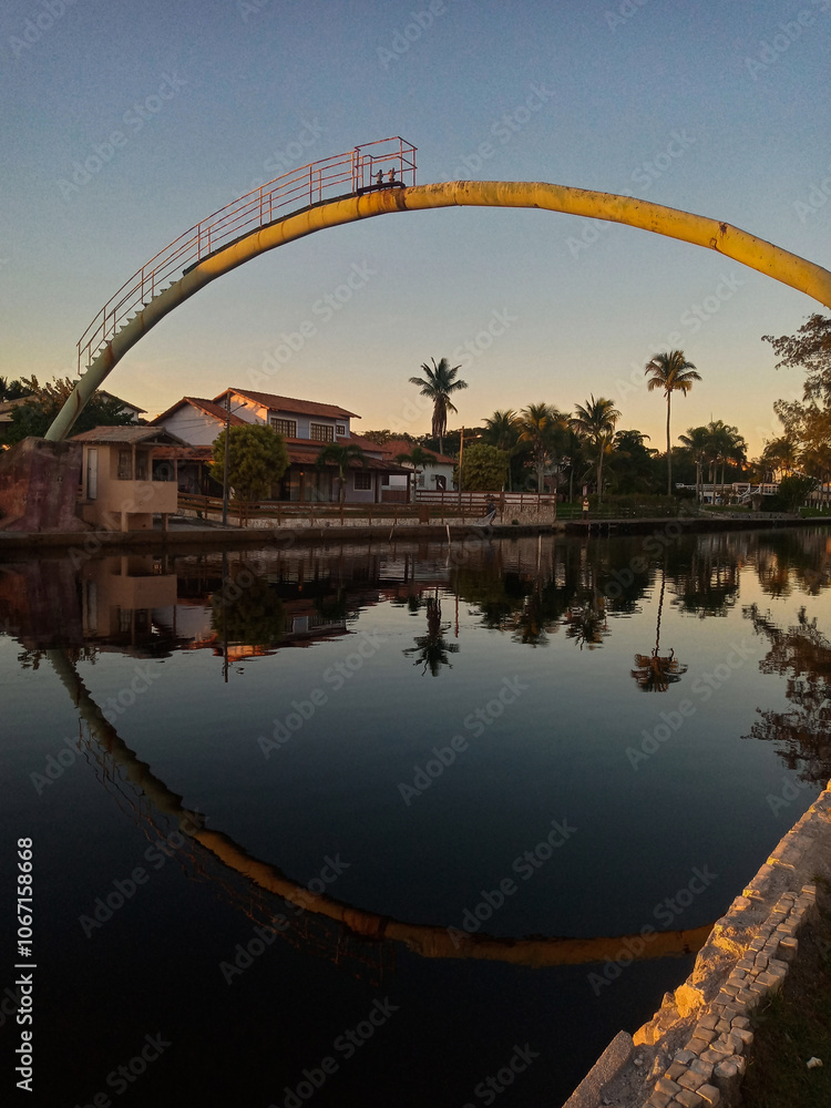 Naklejka premium O pôr do sol