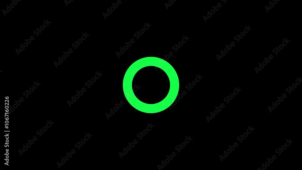 Flat Design Circle Loading or Progress Bar Animation. Flat Design Circle Loading or Progress Bar Animation.