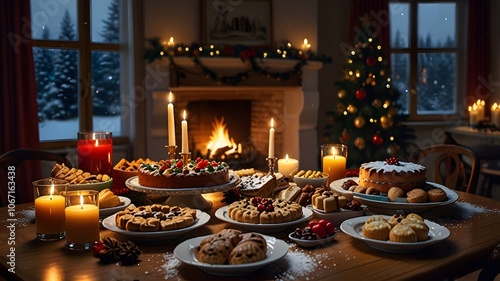 christmas table setting