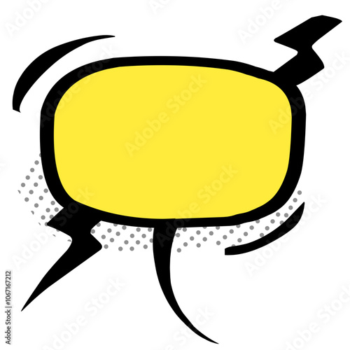 Speech bubble illustration
