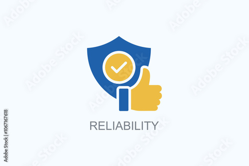 Reliability Vector  Or Logo Sign Symbol Illustration