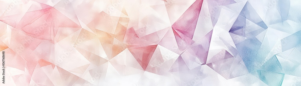 Naklejka premium A soft, abstract background featuring pastel colors and geometric shapes, perfect for creative and artistic projects.