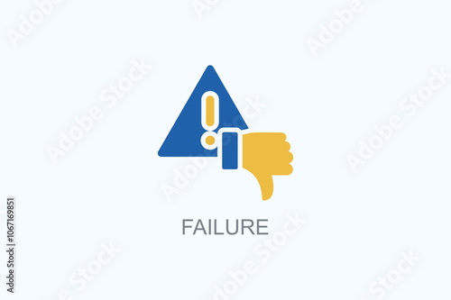 Failure Vector  Or Logo Sign Symbol Illustration