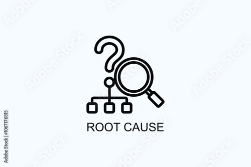 Root Cause Vector  Or Logo Sign Symbol Illustration