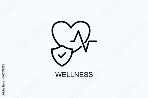 Wellness Vector  Or Logo Sign Symbol Illustration