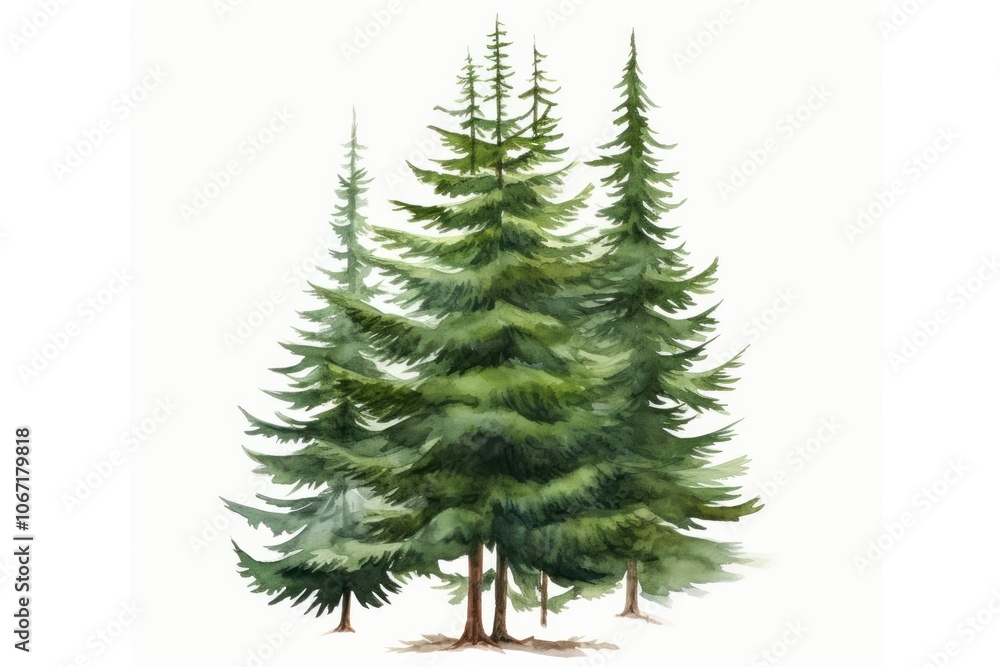 Obraz premium Spruce plant tree pine.
