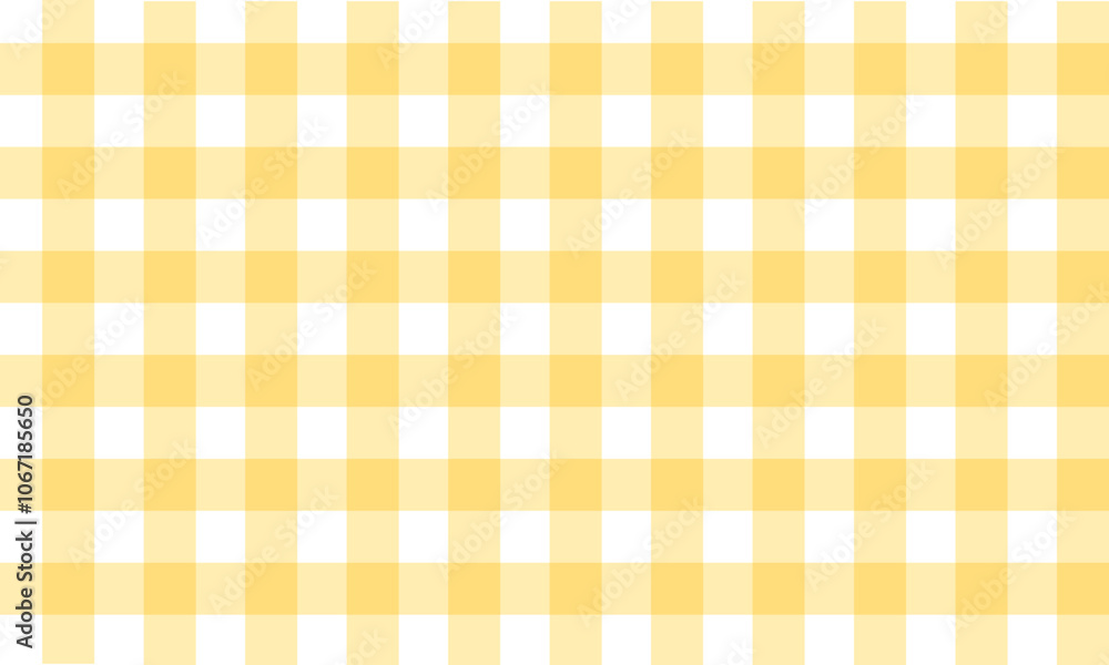 YELLOW gingham pattern tablecloth blackboard. YELLOW gingham pattern tablecloth blackboard.