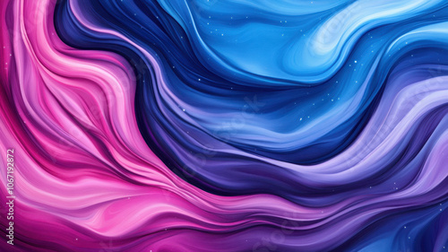 Dark purple and blue galaxy swirl with subtle stars creates dreamy effect