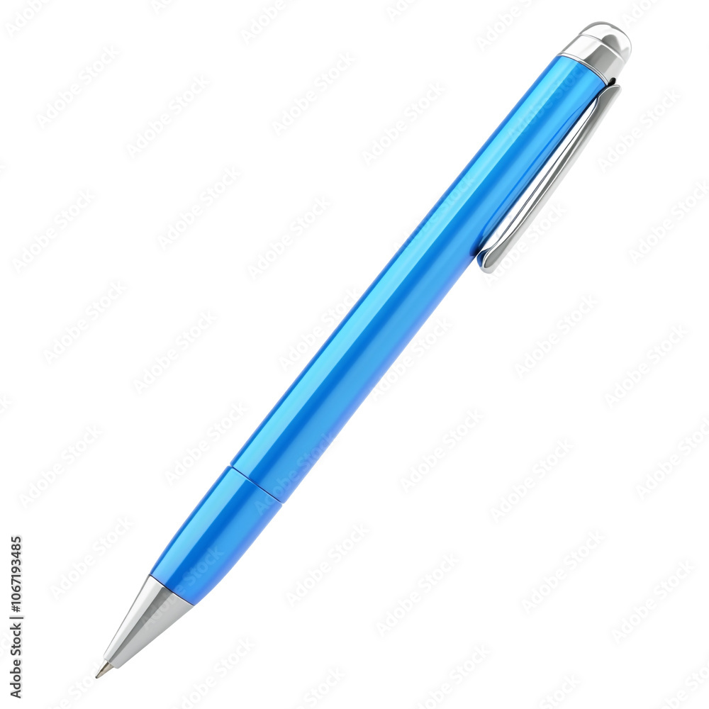 Blue Pen on Black Background Blue Pen on Black Background