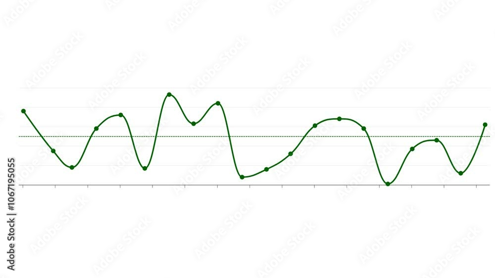 Live plot chart on grid white background. 4K video loop animation. Live plot chart on grid white background. 4K video loop animation.