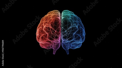 Explore the intricacies of the human brain understanding left and right hemisphere functions through visual representation