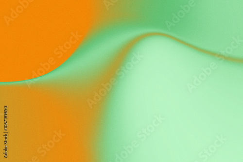 Abstract Grainy Gradient Background, Gradient Waves, Banner Header Background Design, Grain Noise Texture Effect