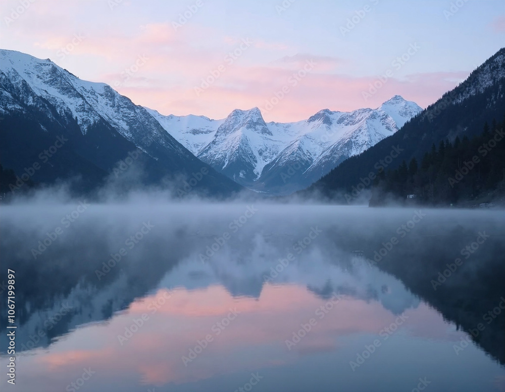 Mountain Lake Mist. Mountain Lake Mist.