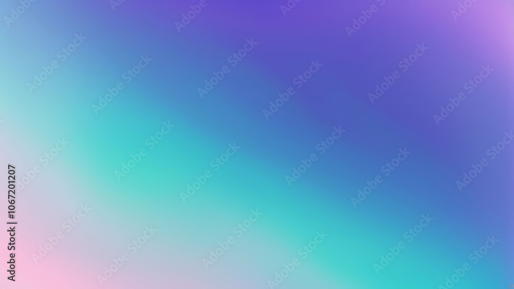 Obraz premium Abstract Gradient Background: Pink, Blue, Turquoise