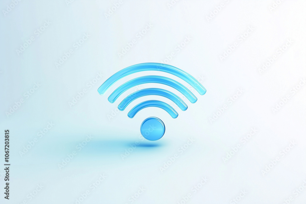 3D Realistic Wireless network illustration 3D Realistic Wireless network illustration