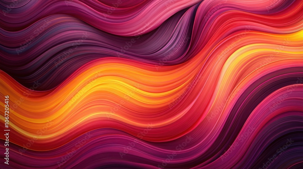 Colorful wavy hair with a modern gradient effect, ideal for stylish and vibrant hair advertisement concepts Colorful wavy hair with a modern gradient effect, ideal for stylish and vibrant hair advertisement concepts