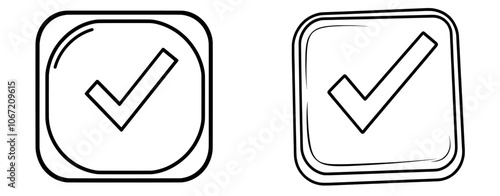 Free Download An icon or logo for a checkmark. Checkbox illustration. - GFXLoad