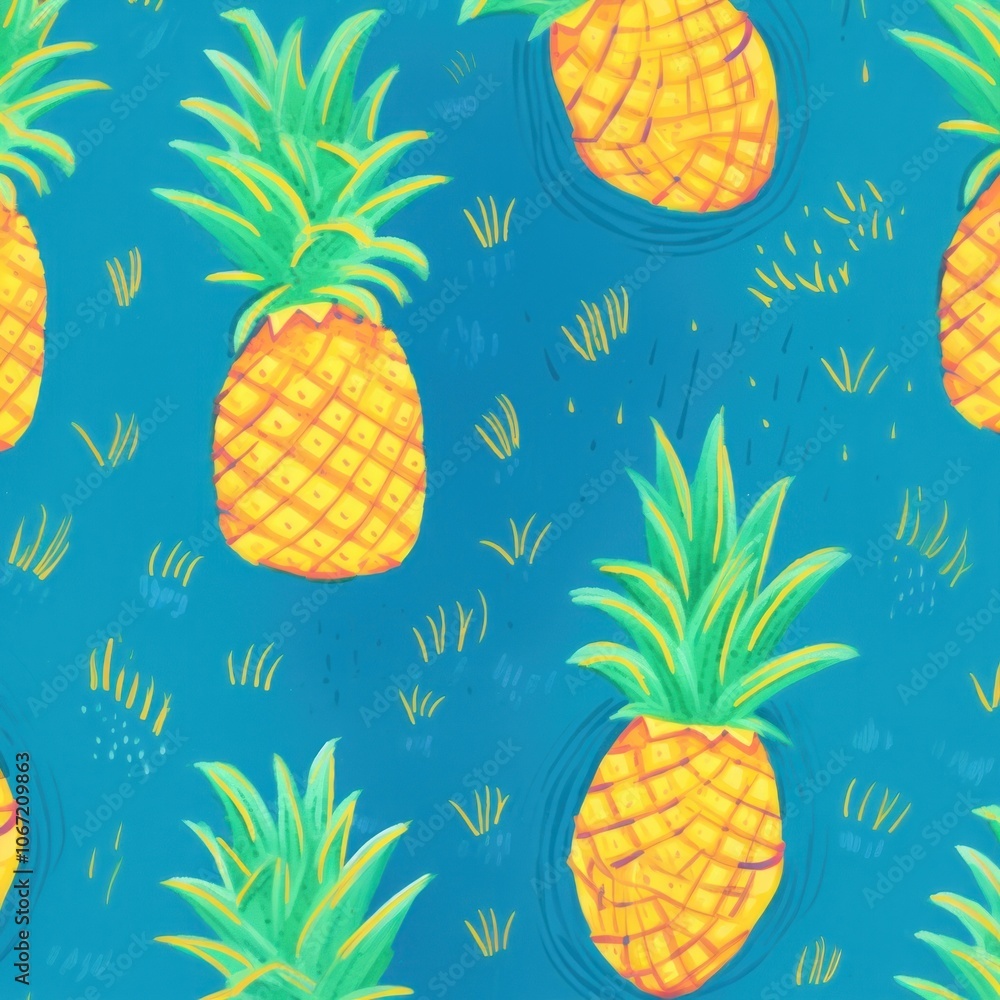 Pineapple pattern plant fruit food. . Pineapple pattern plant fruit food. .