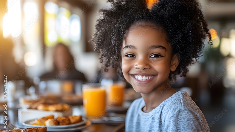 Busy mom cooking breakfast, kids around the table, organized morning routine, warm family setting Busy mom cooking breakfast, kids around the table, organized morning routine, warm family setting