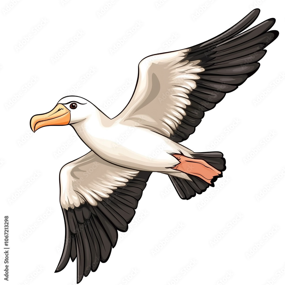 Obraz premium Albatross in Flight