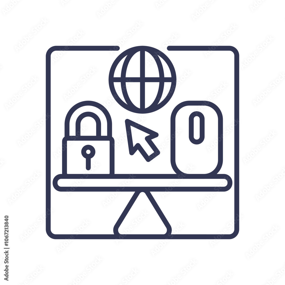 Balance of internet access, security, and privacy. Balance of internet access, security, and privacy.