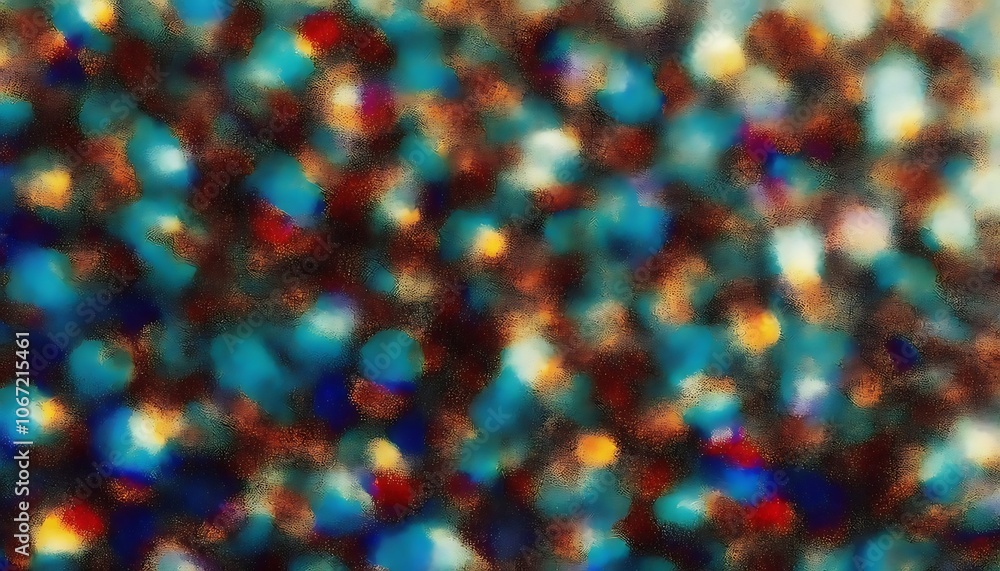 Abstract Blurred Lights Through Glass Abstract Blurred Lights Through Glass