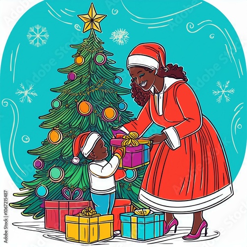 happy marry christmas with gifts and alot of love for you