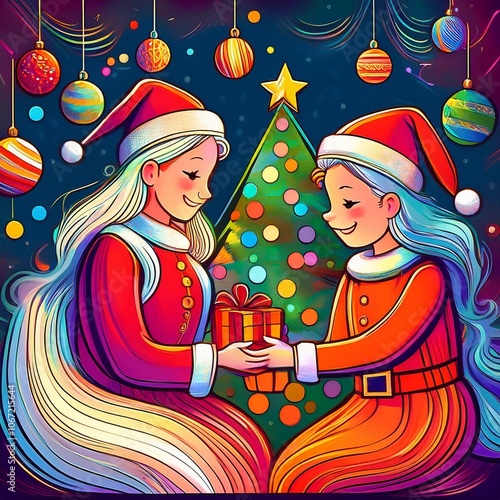 happy marry christmas with gifts and alot of love for you