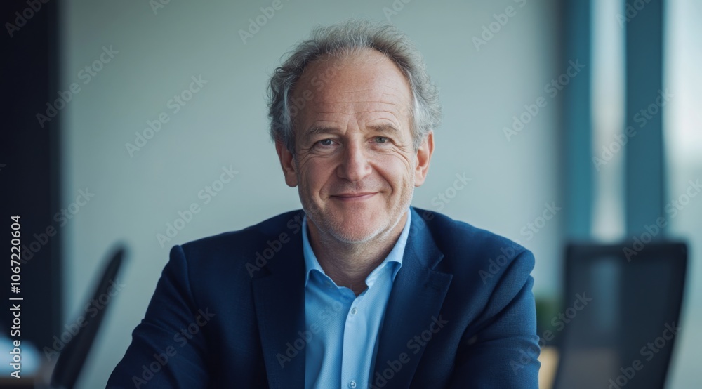 Portrait of Technology and Innovation Director at Global Company Portrait of Technology and Innovation Director at Global Company