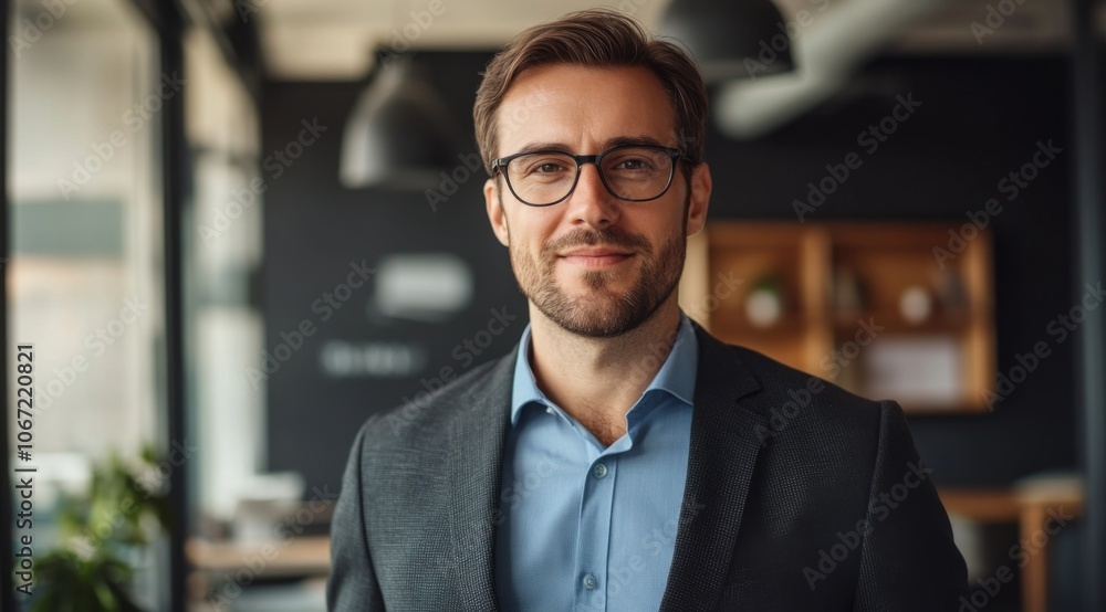 Portrait of Technology and Innovation Director at Global German Company Portrait of Technology and Innovation Director at Global German Company