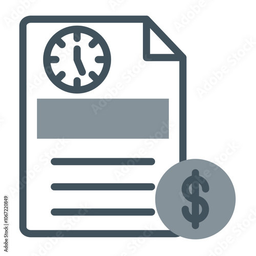 Deadline Icon Design