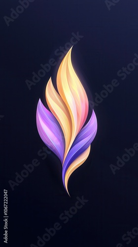 Abstract Flame Design.