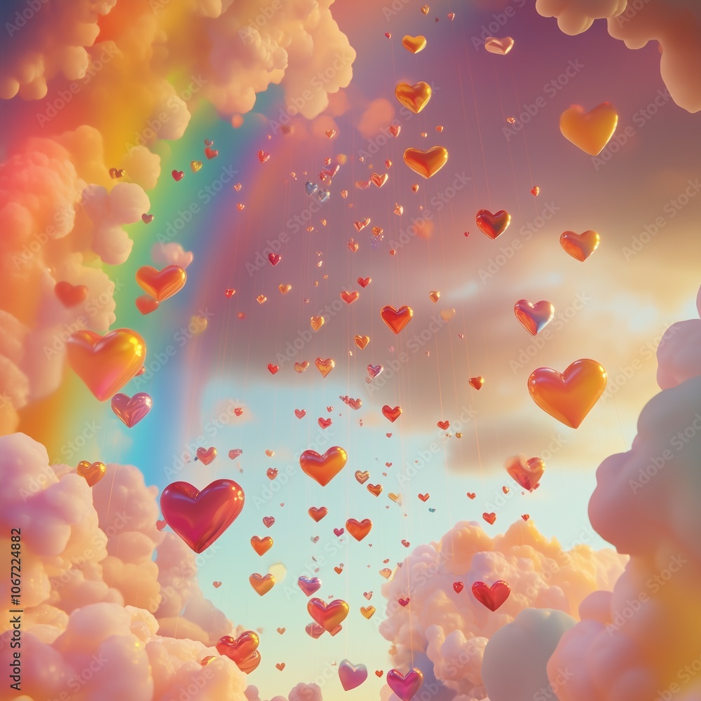 A soft pastel rainbow sky background representing LGBTQ+ love and inclusivity A soft pastel rainbow sky background representing LGBTQ+ love and inclusivity